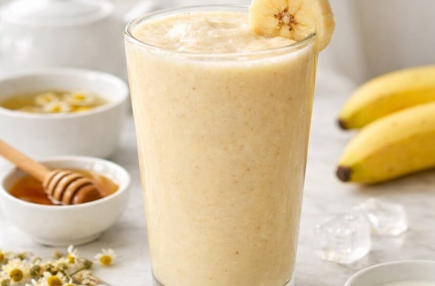 Banana Chamomile Tea Smoothie