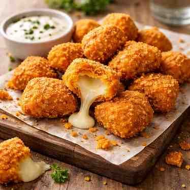 Fried Cheese Stuffed Doritos for Snack