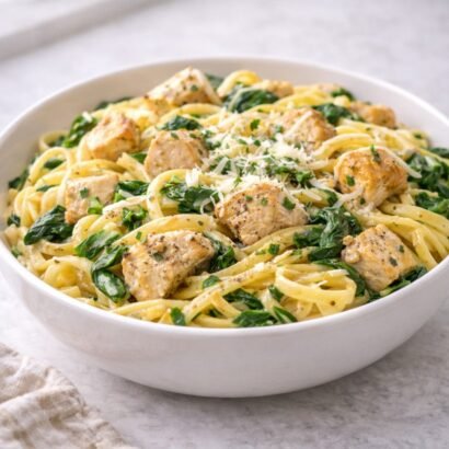 Garlic Parmesan Chicken Pasta