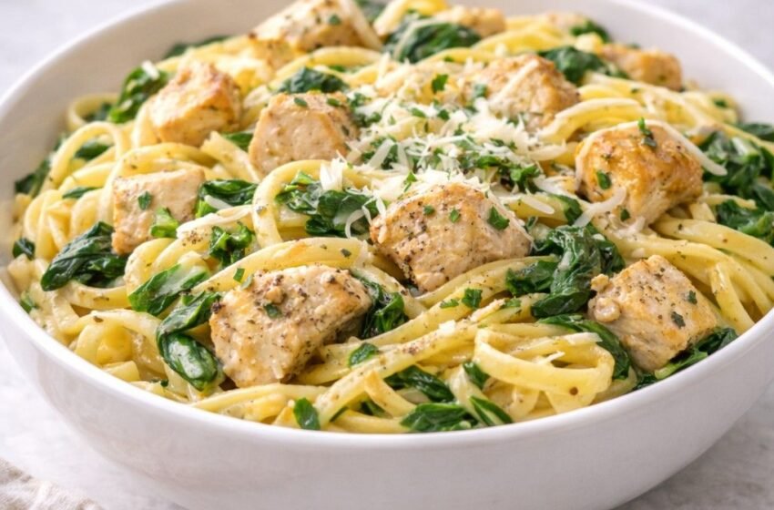 Garlic Parmesan Chicken Pasta