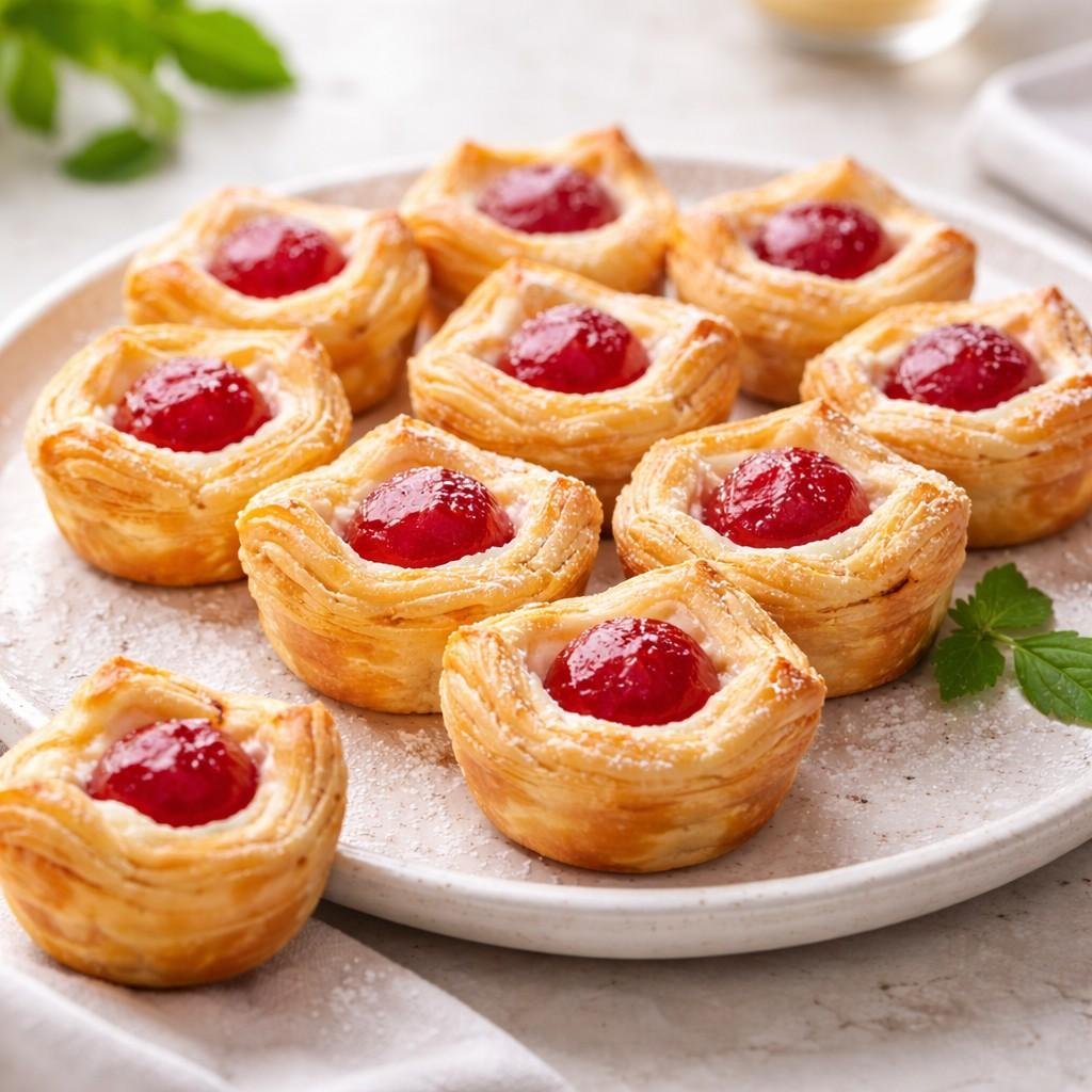 Guava cream cheese pastry bites