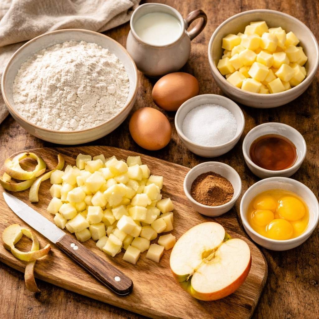Irish apple cake ingredients