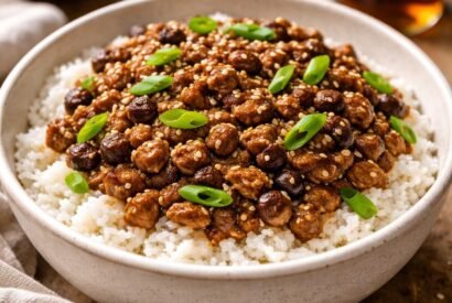 Thumbnail for Savory Korean Ground Beef Rice Bowl