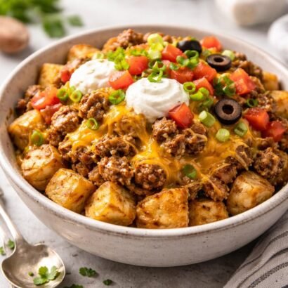 Loaded Potato Taco Bowl