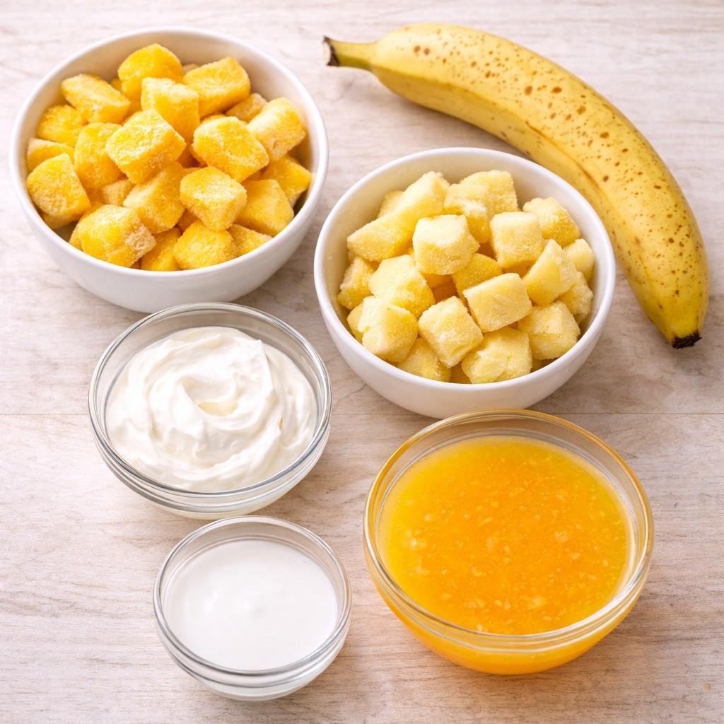 Tropical smoothie ingredients