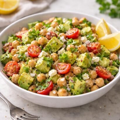 chickpea-feta-avocado-salad
