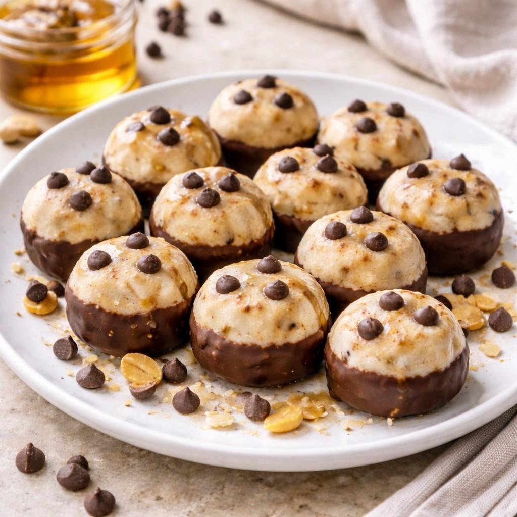 chocolate peanut butter yogurt bites