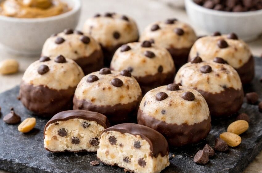 chocolate peanut butter yogurt bites