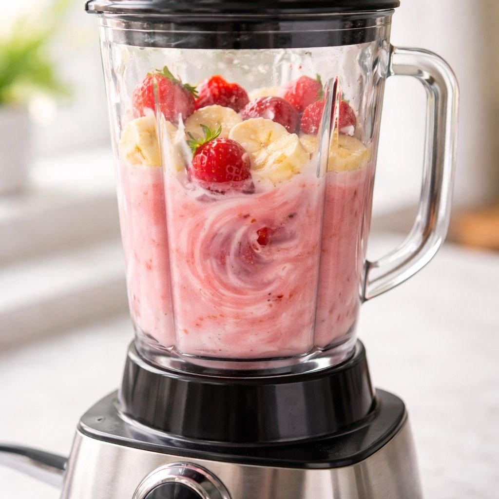 strawberry banana smoothie