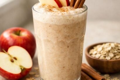 Thumbnail for Healthy Apple Pie Smoothie with Oats and Cinnamon