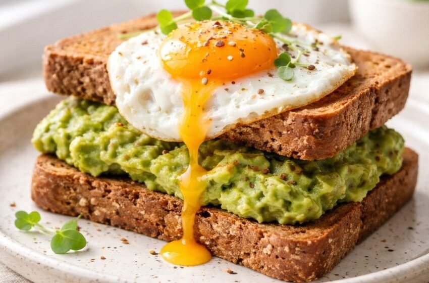 Avocado egg sandwich