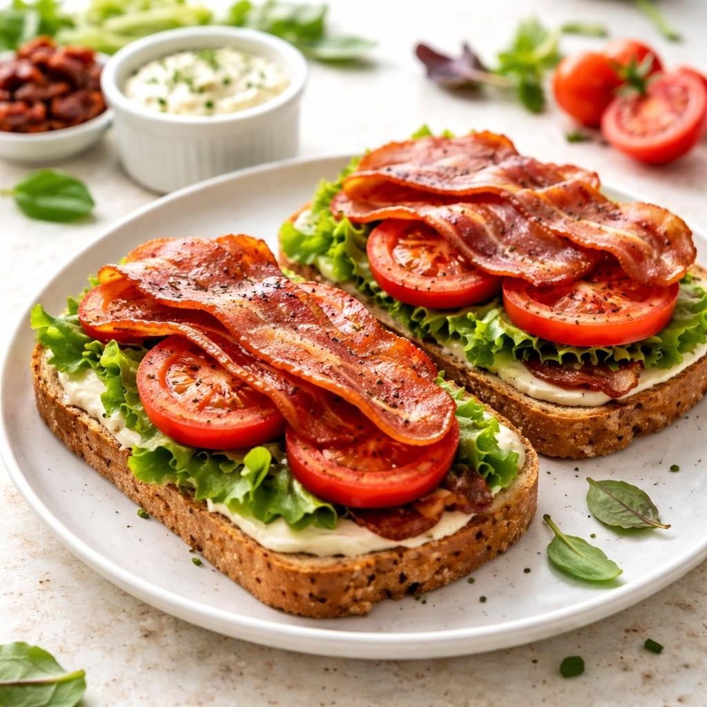 BLT breakfast sandwiches