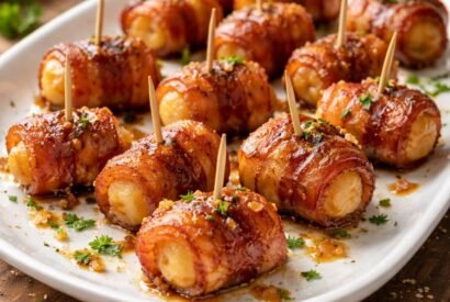 Thumbnail for Crispy Bacon Wrapped Water Chestnuts