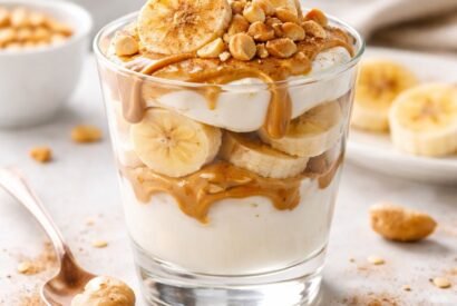 Thumbnail for Healthy Banana Peanut Butter Yogurt Parfait