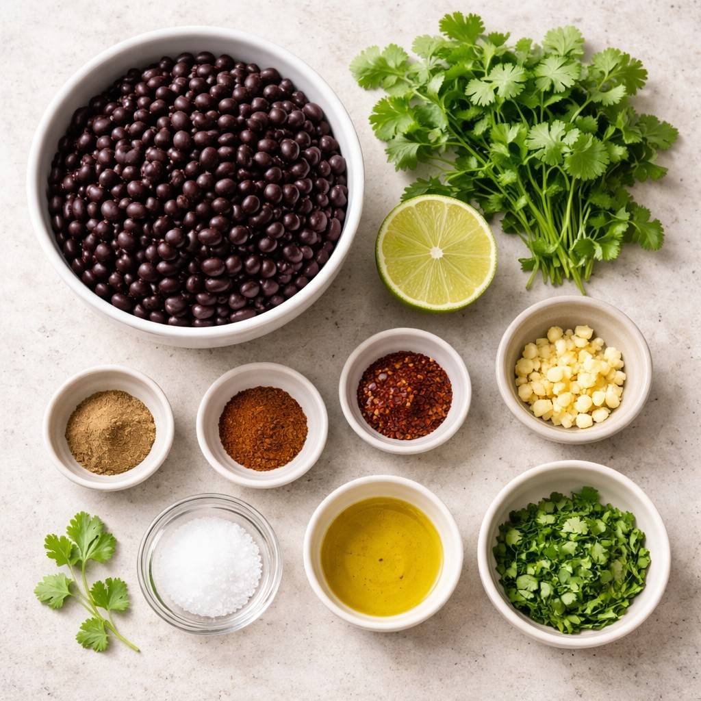 Black bean dip ingredients