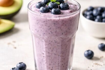 Thumbnail for Creamy Blueberry Avocado Smoothie
