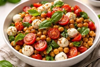 Thumbnail for High Protein Caprese Chickpea Salad – Fresh & Healthy Recipe