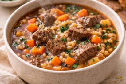 Thumbnail for Quick Beef Barley Soup