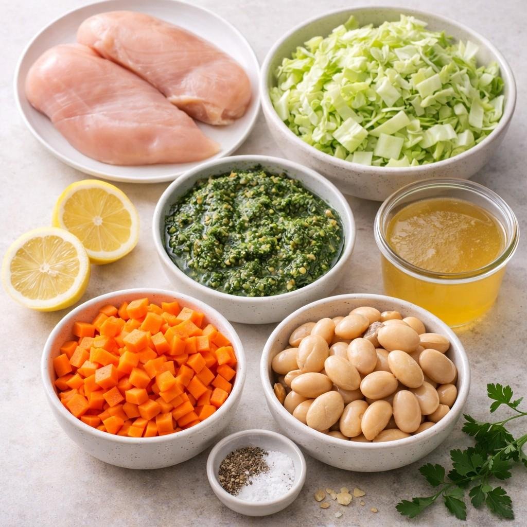Chicken cabbage soup ingredients