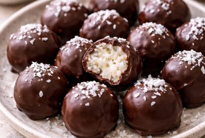 Thumbnail for 3 Ingredient Chocolate Coconut Balls (Easy No-Bake Treat)