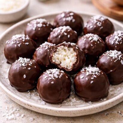 Chocolate coconut balls