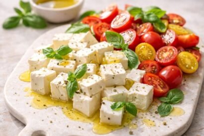 Thumbnail for No-Cook Feta Cherry Tomato Party Platter