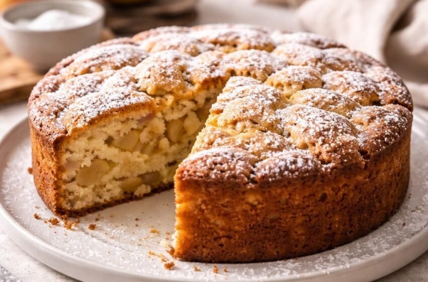 French apple cake