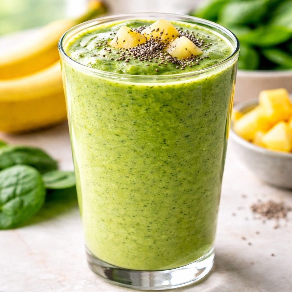Fresh green smoothie