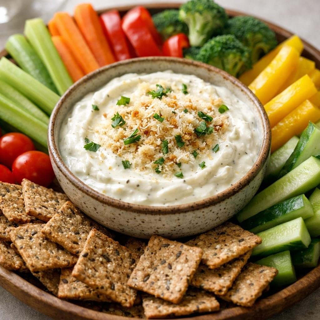 High Protein Caesar Yogurt Dip