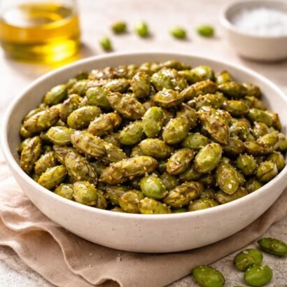 High-Protein Roasted Edamame Bites