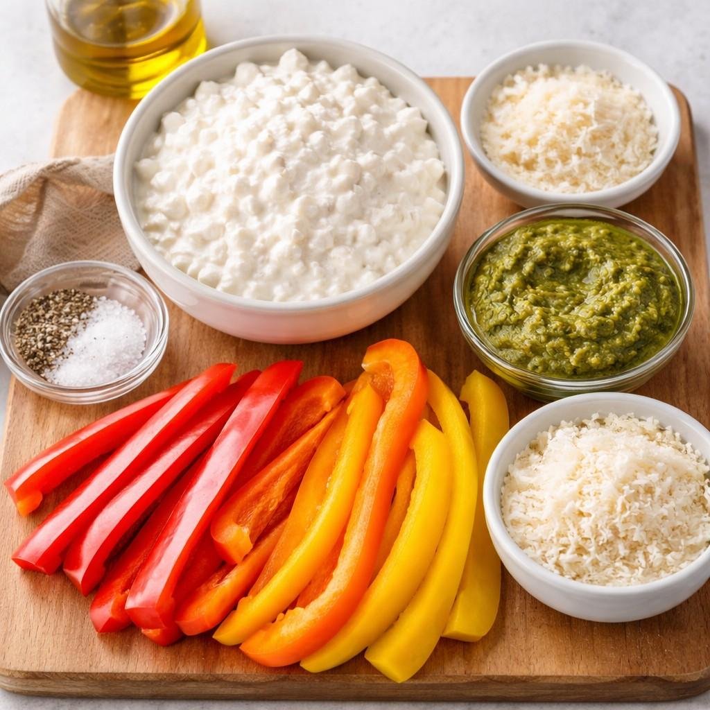 High-protein cottage cheese dip ingredients