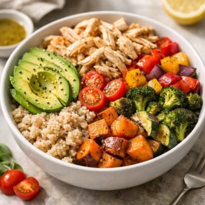 Loaded Chicken Quinoa Salad