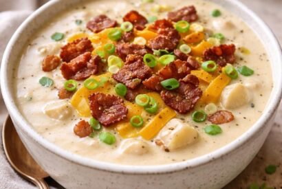 Thumbnail for Creamy Loaded Baked Potato Soup