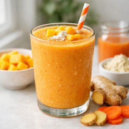 Mango ginger smoothie