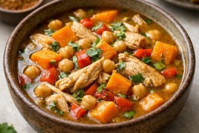 Thumbnail for Moroccan Chicken Sweet Potato Soup