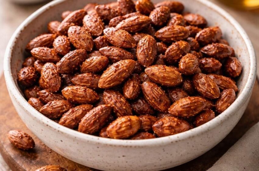 Oven-Roasted Spiced Almonds