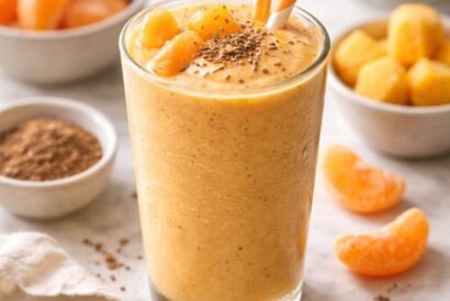 Thumbnail for High-Protein Orange Mango Flaxseed Smoothie