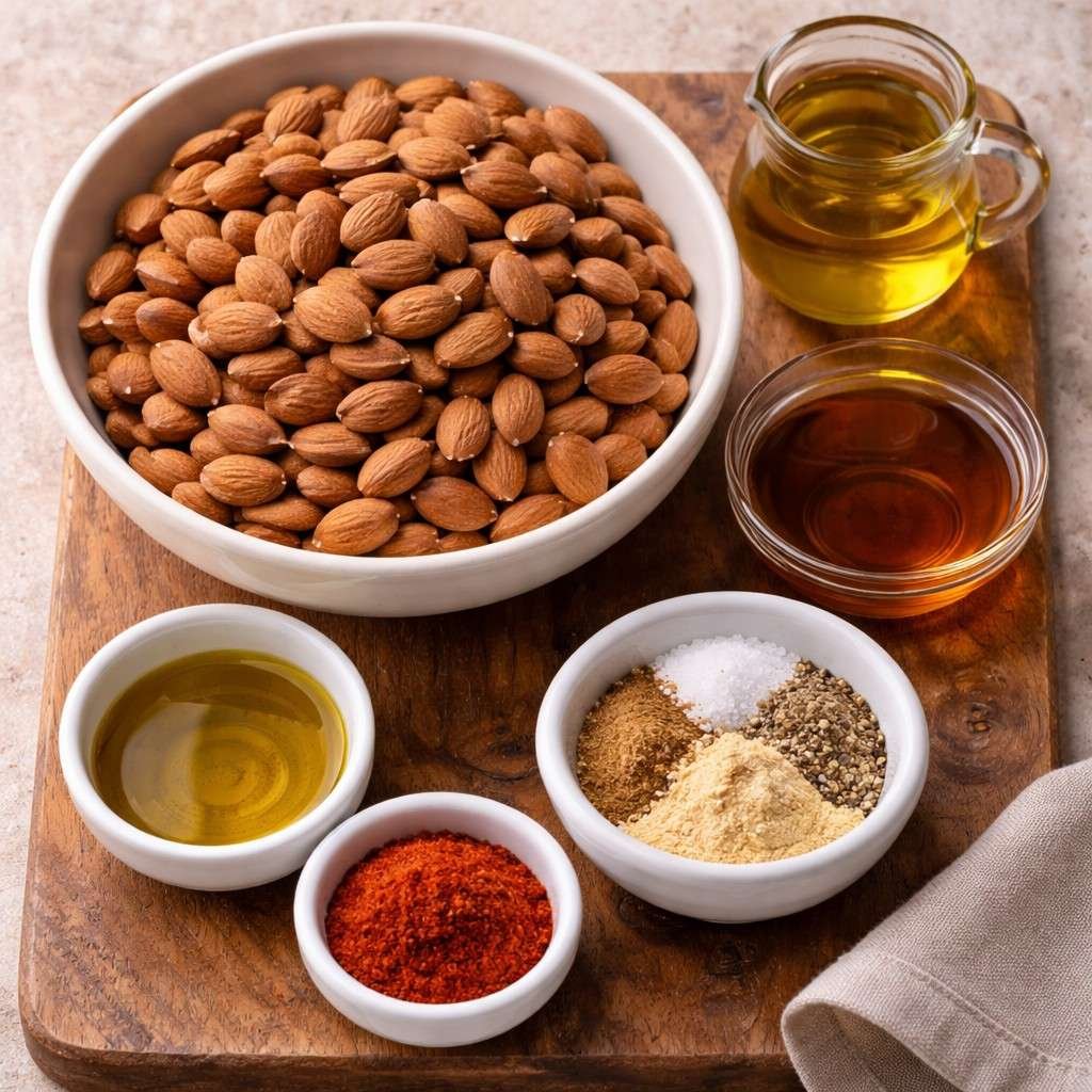 Spiced roasted almond ingredients