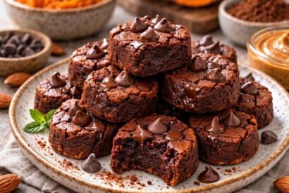 Thumbnail for High Protein Sweet Potato Brownie Bites (Naturally Sweet & Fudgy)