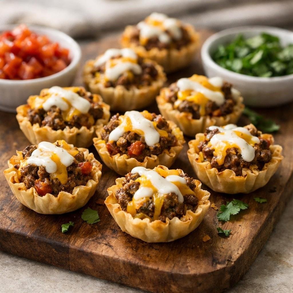 Taco ranch bites