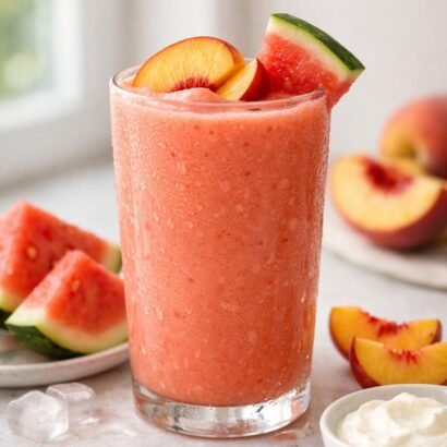 Watermelon Peach Smoothie
