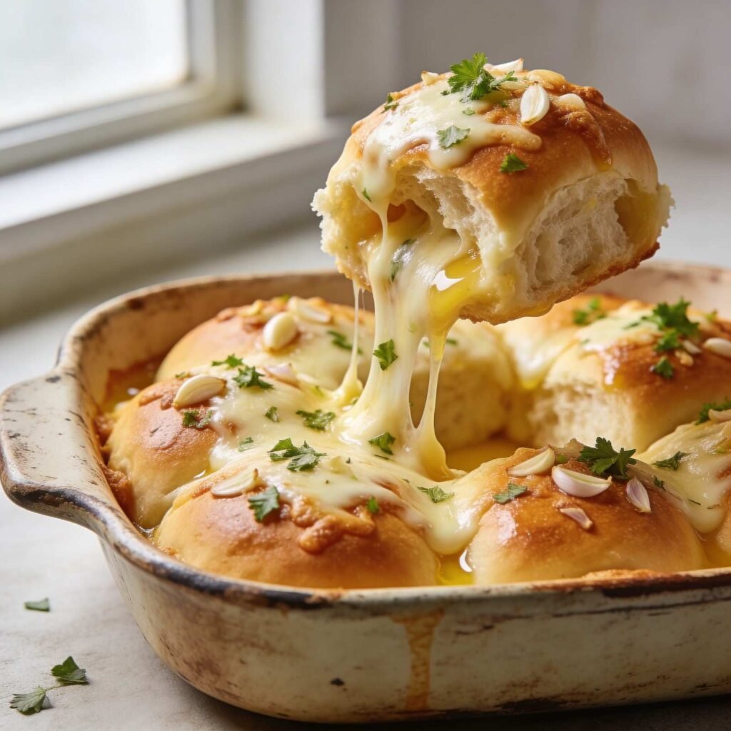 butterfly cheese garlic rolls