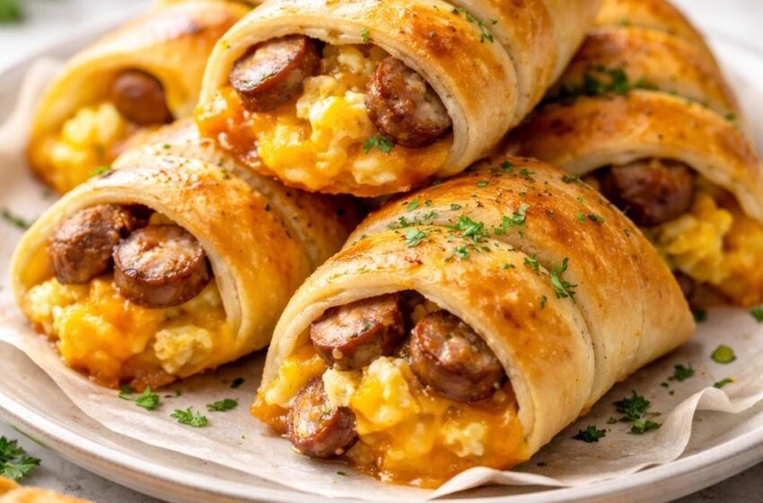 sausage egg roll-ups