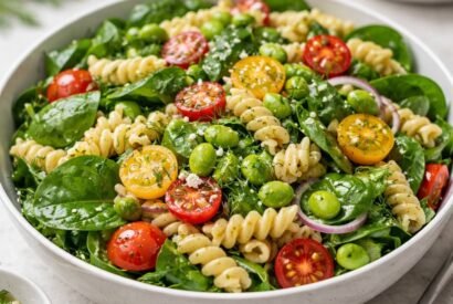 Thumbnail for Spinach Dill Pasta Salad