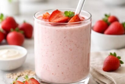 Thumbnail for Creamy Strawberry Smoothie Recipe