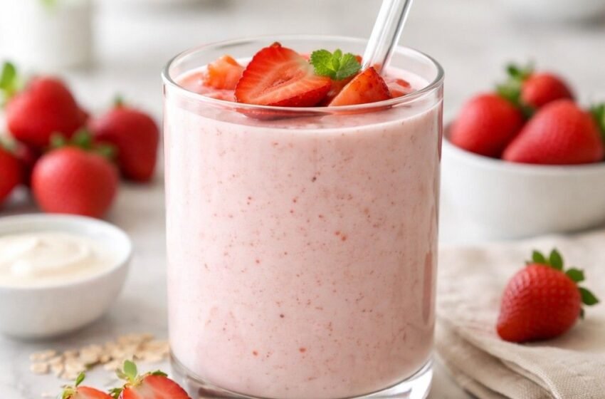strawberry banana smoothie