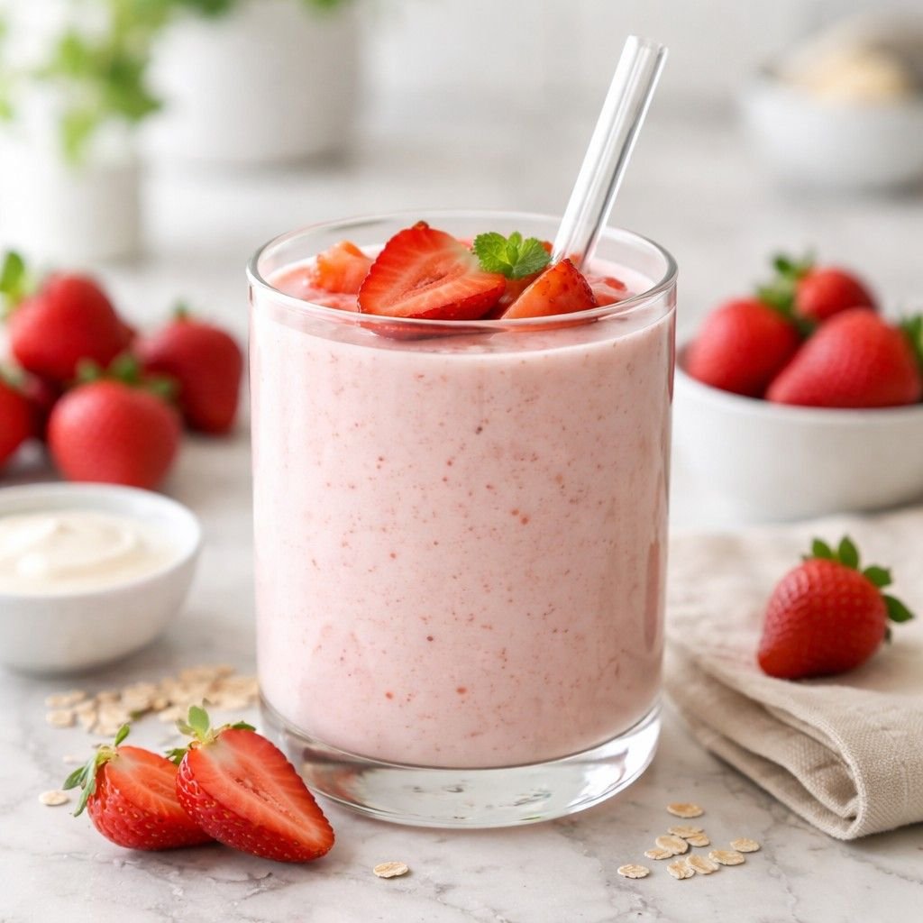 strawberry banana smoothie