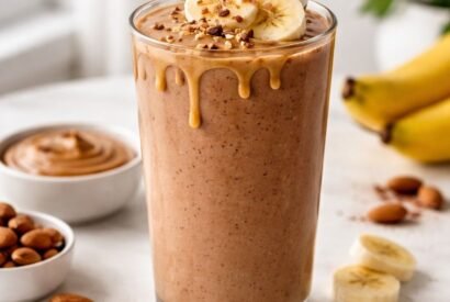 Thumbnail for Almond Butter Chocolate Banana Smoothie
