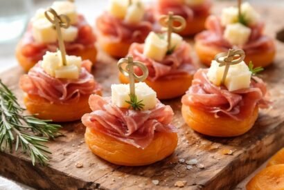 Thumbnail for Apricot Prosciutto Parmesan Bites