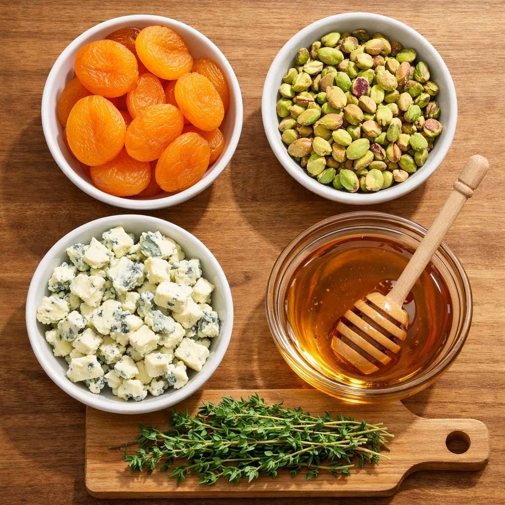 Apricot Stilton Bites ingredients